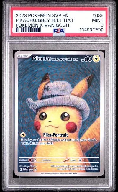 PIKACHU/GREY FELT HAT